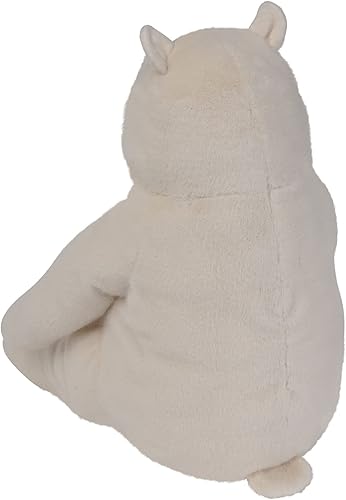 Miniatura 4 de Manhattan Toy Oso de peluche Kodiak crema de 18 pulgadas con piel sintética y patas parecidas a gamuza