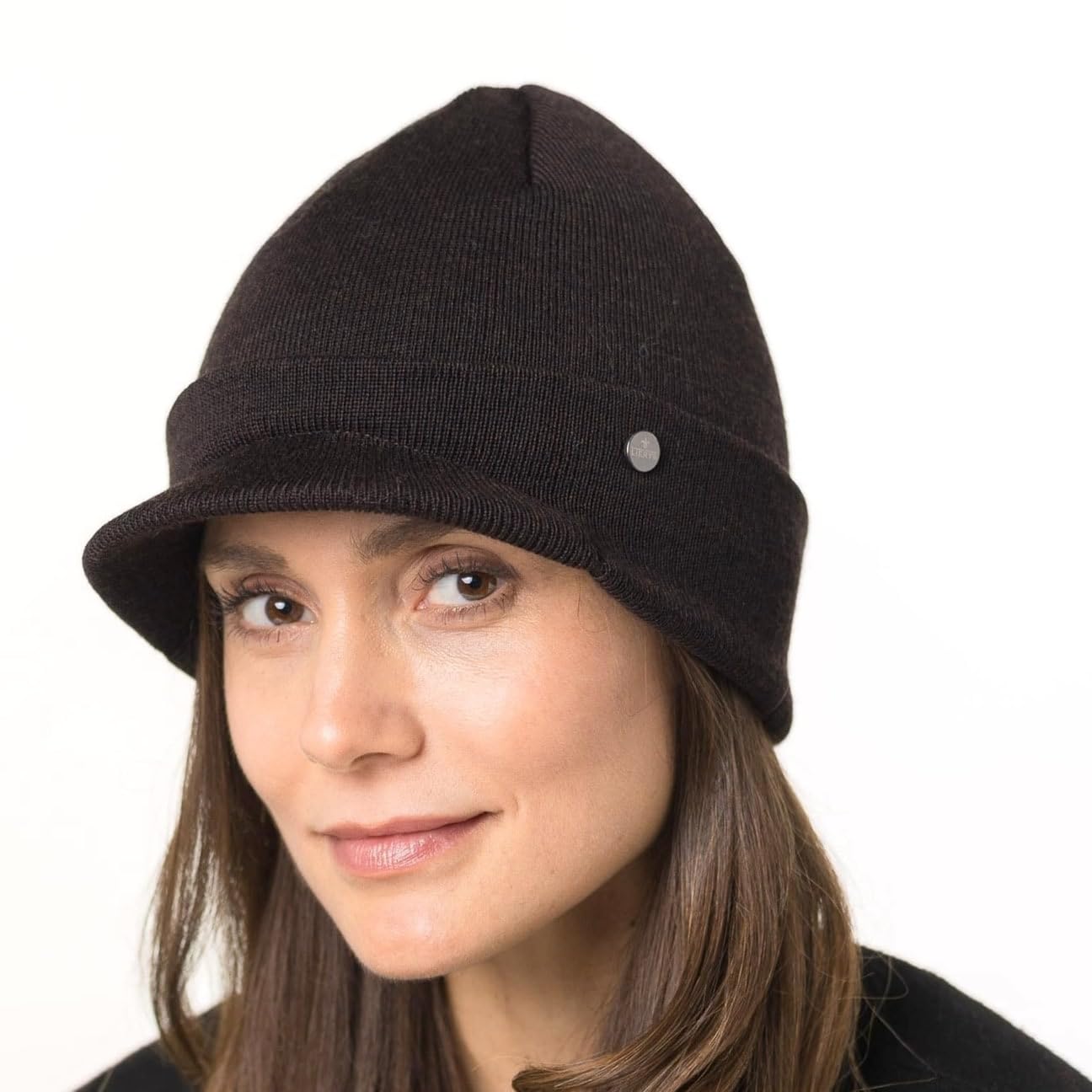 LIERYS Fine Merino czapka Wyprodukowano we Wloszech Unisex Jesien Zima