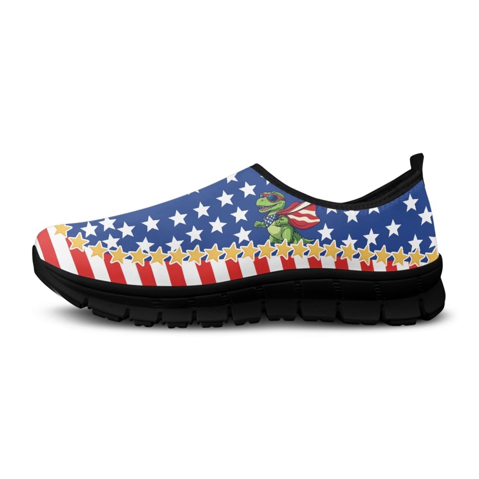 Męskie buty do biegania w mieście, lekkie podparcie łuku, oddychające mokasyny na rower, kemping, spacery, czarna podeszwa, Paski w gwiazdki, 40 EU