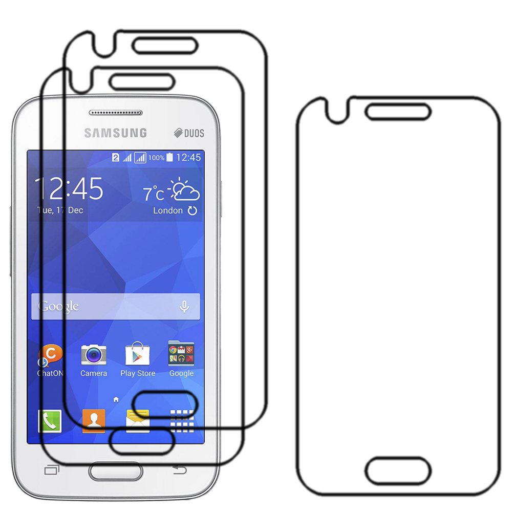 ebestStar - compatible with Samsung Galaxy Ace 4 Screen Protector [x3 pack] SM-G357FZ Flexible Screen guard (not Temperated glass) Bubbles Free Cleaning Cloths [Phone: 121.4 x 62.9 x 10.8mm, 4.0'']