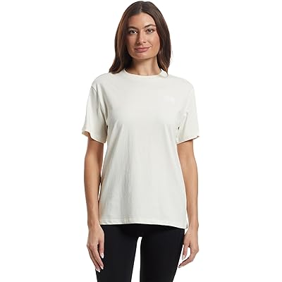 The North Face Evolution EMB Relaxed Short Sleeve Tee white dune