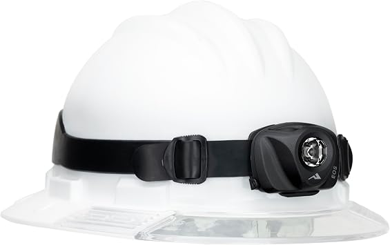 Princeton Tec EOS-IND Industrial Headlamp, LED, Black Lighting, One Size | Intrinsically Safe Construction Delivers Focused Long Throw Illumination With Waterproof Reliability