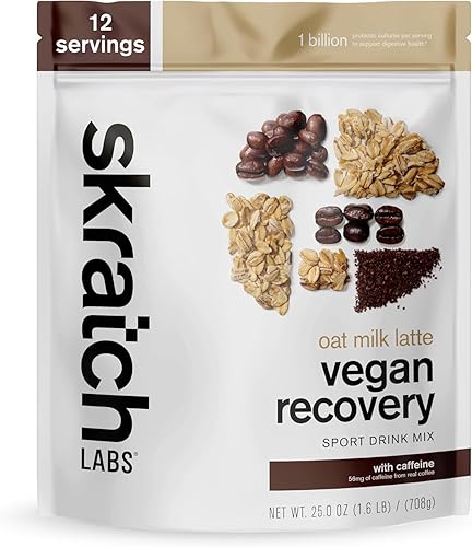 Vista 21 de SKRATCH LABS Mezcla de bebidas de recuperación después del entrenamiento con horchata, (21.2 onzas, 12 porciones) con proteína de leche completa