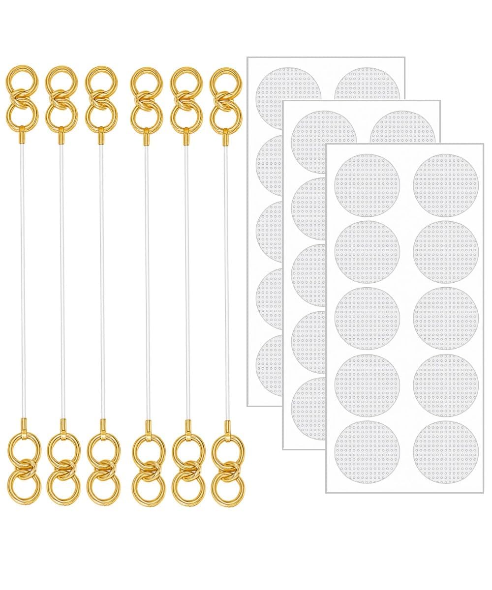 Kaan Chain Transparent Stretchable Ear Chain for Heavy Earrings | Invisible Ear Lobe Support with Ear Chain | Includes Ear Lobe Tapes, Stickers, & Support Patches (3 Pair Ear Chains & 30 Earlobe Patches)-picture-16