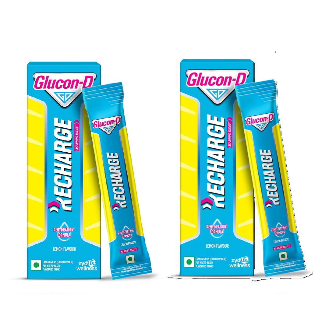Glucon-D Recharge Energy & Hydration Lime Flavour Drink Powder, Instant Glucose + Electrolytes for Quick Energy, 8g Sachets (Pack of 10)-image-30