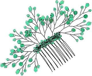 Minkissy Grampo De Cabelo De Noiva Pente de cristal pente de cabelo pente de cabelo pente cabelo pente pente pente pente de cabelo Decoração De Casamento