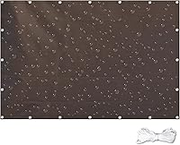 Vista 14 de Waterproof Fence Privacy Screen 3'3"x6'6" Polyester Balcony Sun Shade Cloth Outdoor Shade Sail Decorative Fences for Deck Patio Backyard Porch