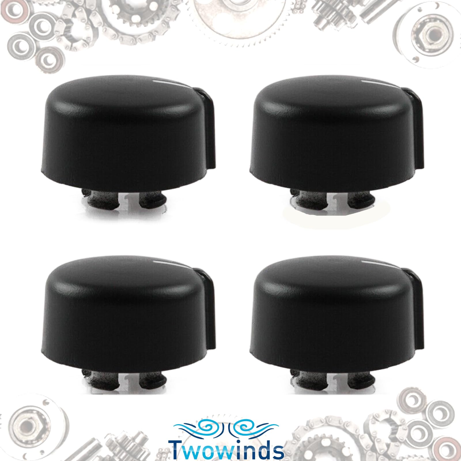 Twowinds Bottone Climatizzatore Compatibile Mercedes Benz W203 C240 C320 2000-2007 Pulsante Ventilatore Aria Condizionata 4 unità