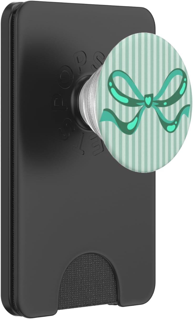 PopSockets Bow Phone Grip - Bow Wallpaper Mint PopSockets PopGrip for MagSafe