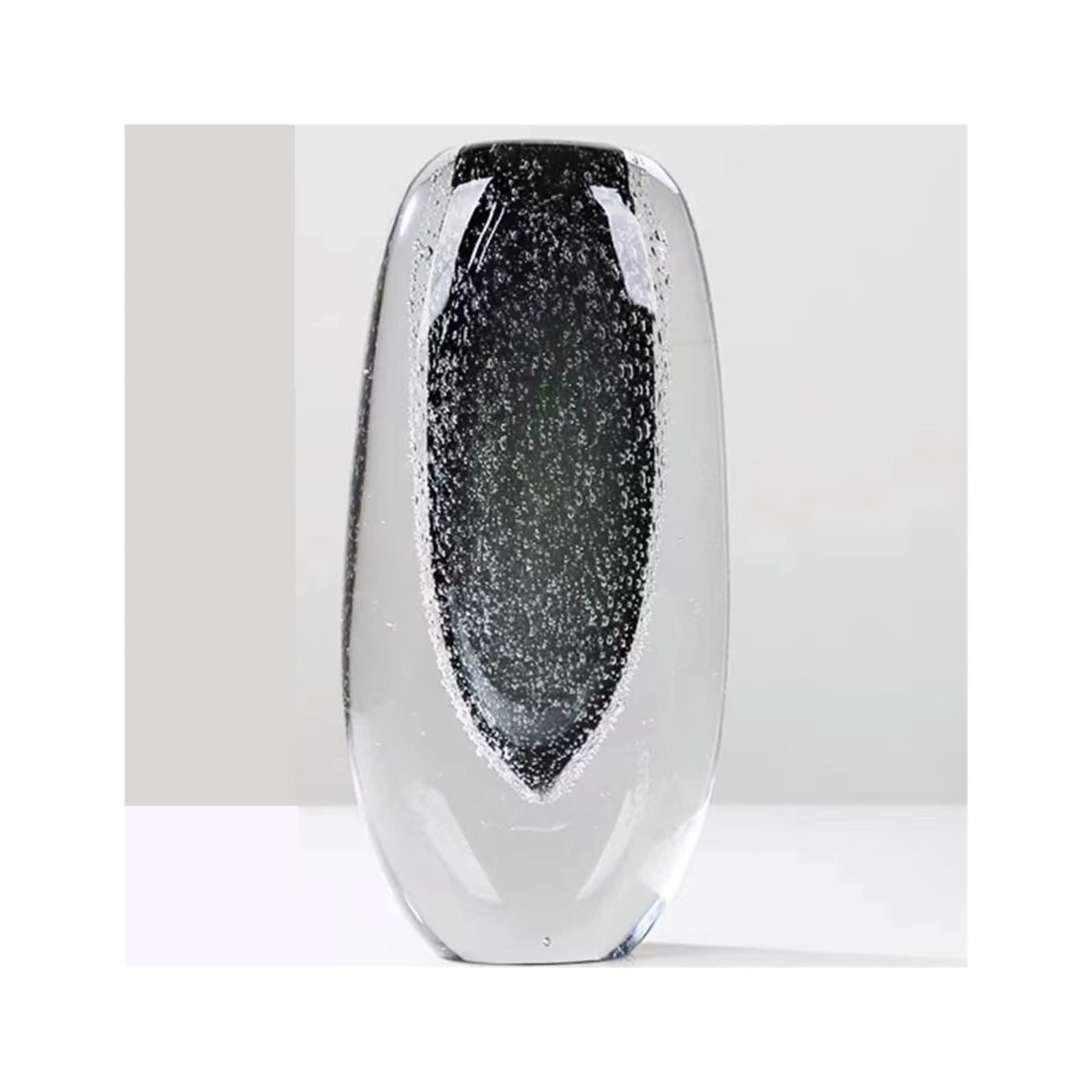 Vaso Di Fiori Vasi semplici e moderni con smalti colorati, camera modello di lusso leggero, decorazioni morbide fatte a mano dal maestro, composizione floreale nel portico del soggiorno(Grande)