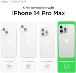 elago Compatible with iPhone 14 Pro Max Case, Liquid Silicone Case, Full Body Protective Cover, Shockproof, Slim Phone Case, Anti-Scratch Soft Microfiber Lining, 6.7 inch (Stone)