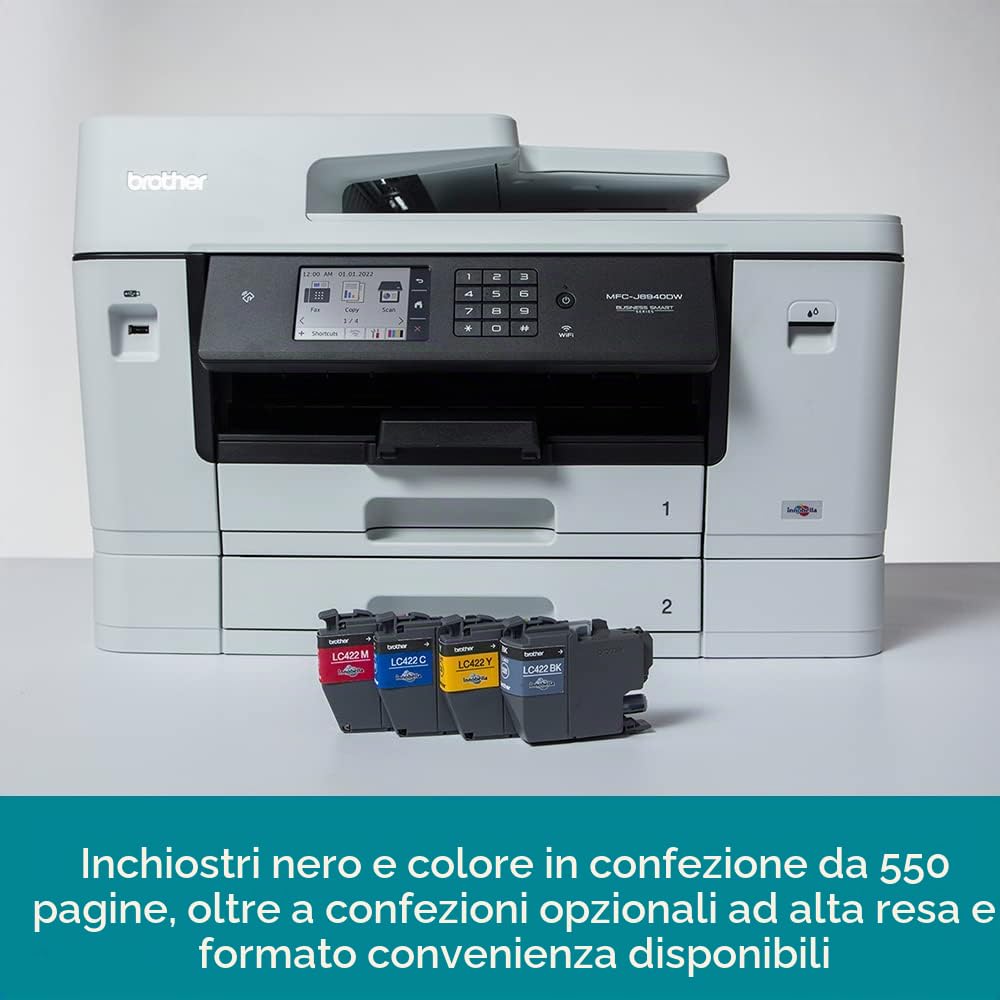 Brother MFC-J6940DW Ad inchiostro A4 1200 x 4800 DPI Wi-Fi (MFC-J6940DW PROFESSIONAL A3 - INKJET WIRELESS ALL-IN-ONE PRINT)