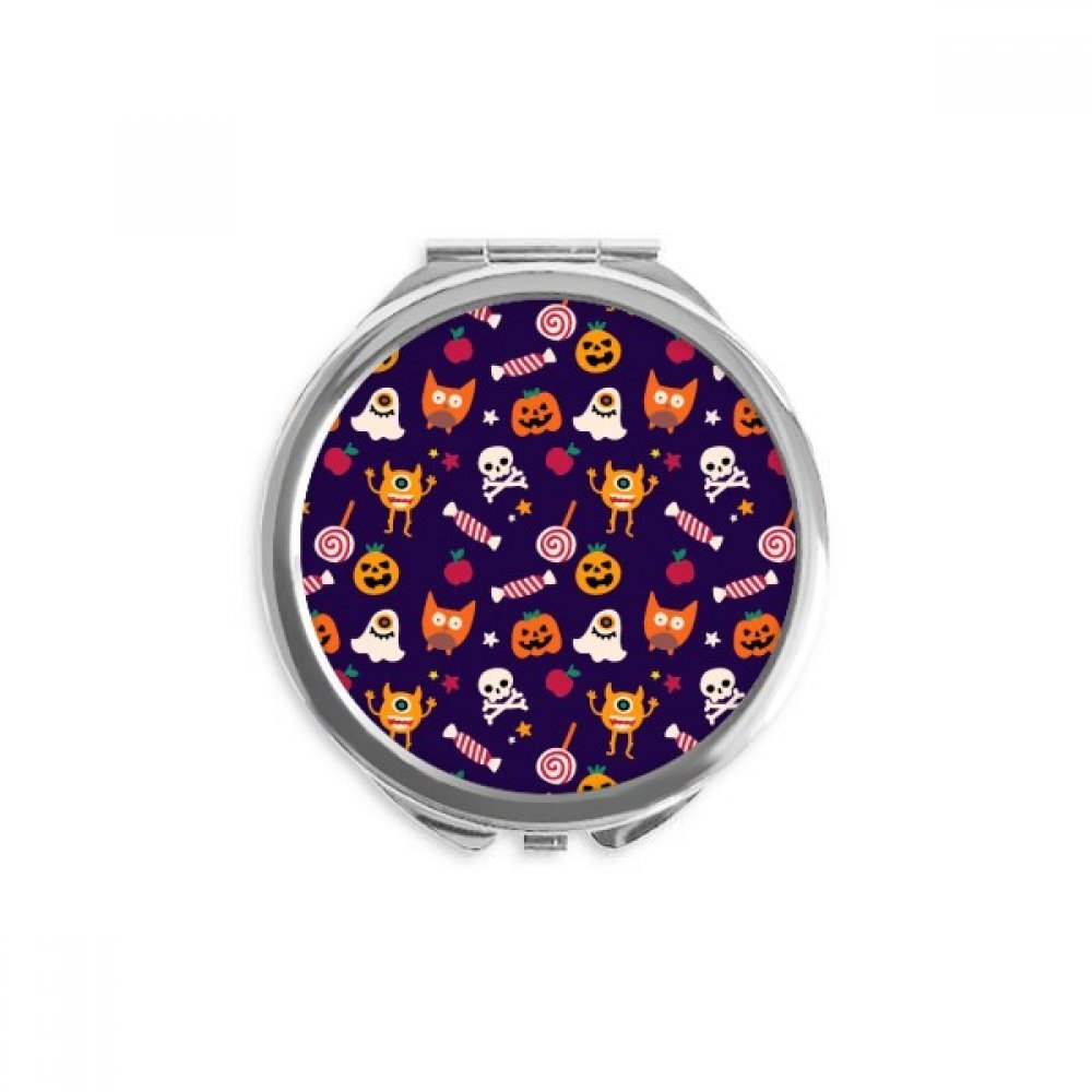 Miroir Halloween citrouille compact : finis les maquillages ratés en déplacement ! - 5