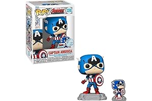 Pop! & Pin: The Avengers: Earth's Mightiest Heroes 60th Anniversary - Captain America with Pin