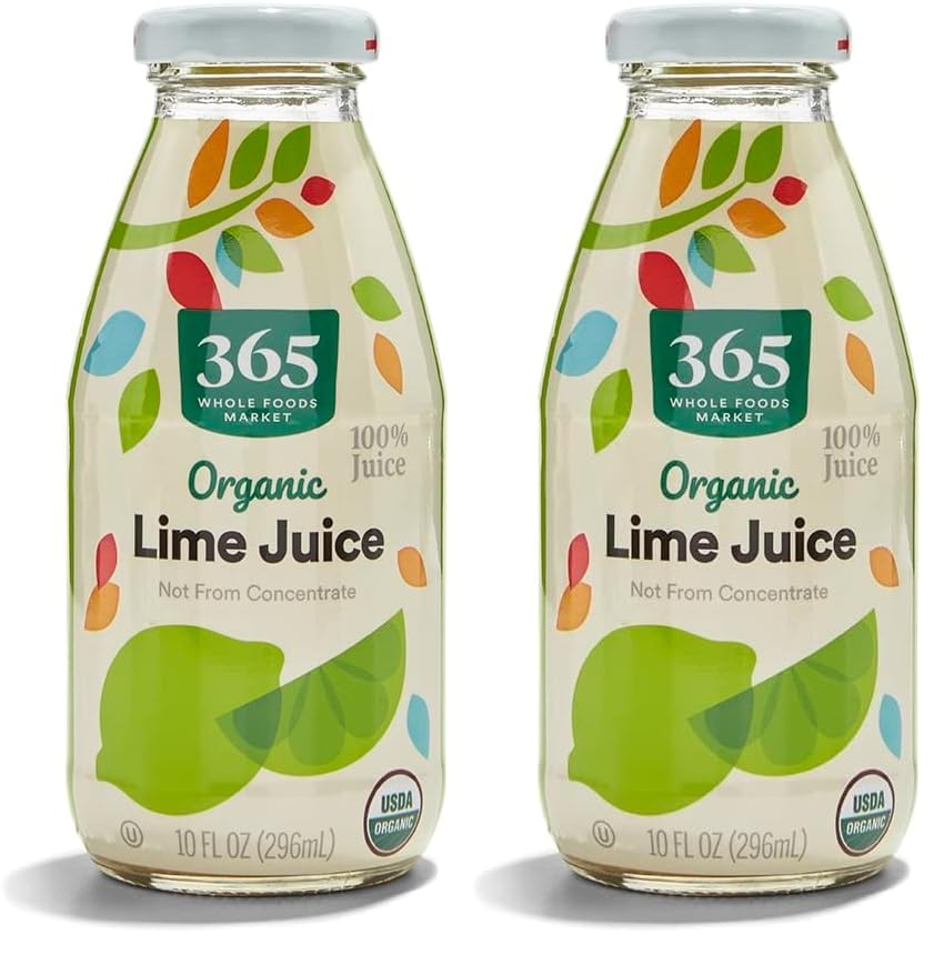 365 by Whole Foods Market, Organic Lime Juice, 10 Fl Oz (Pack of 2)