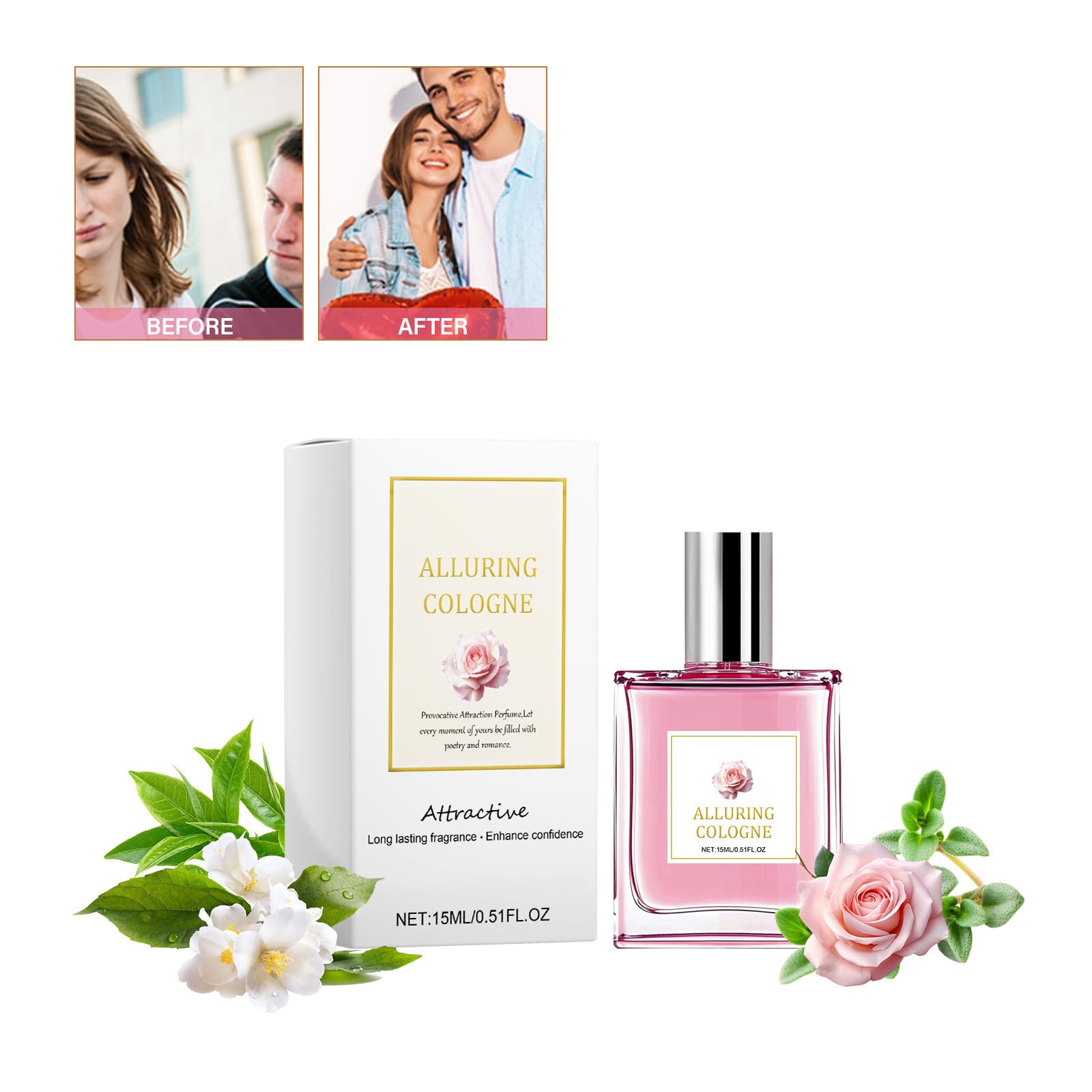 Amazon | 香水 ローズの香り 薔薇 バラ 50ml レディース パルファム