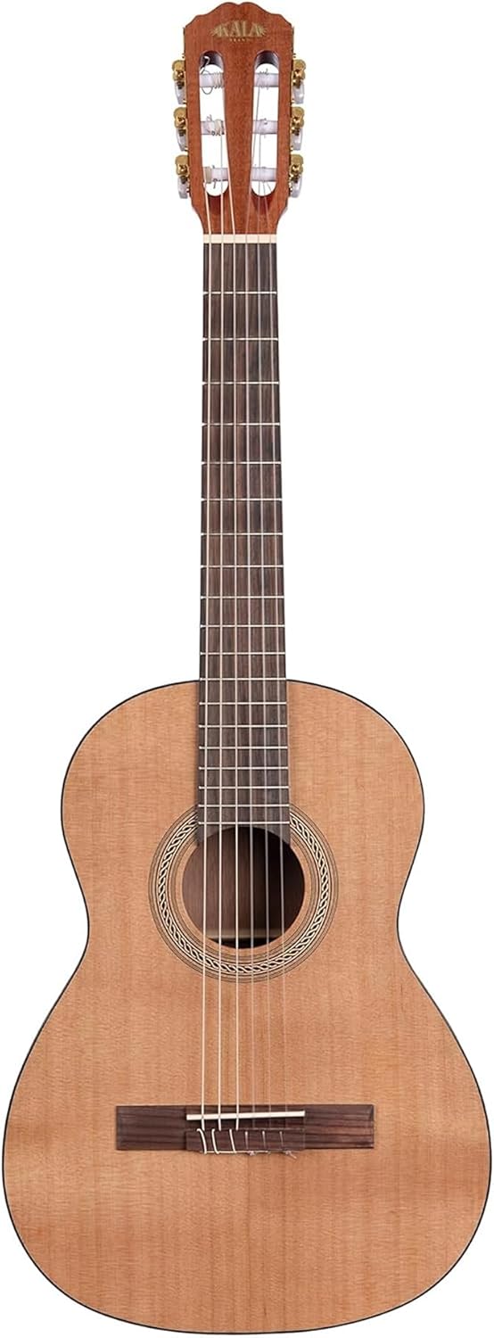 Kala Cedar Top Mahogany Nylon String 3/4 Size Classical Guitar (KA-GTR-NY23)