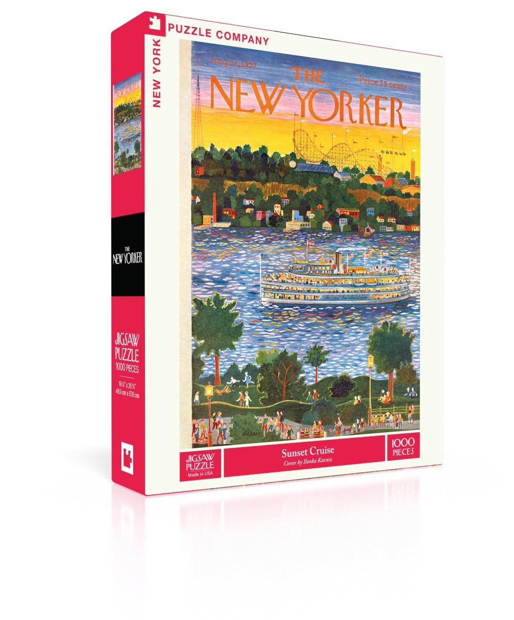 Amazon.com: New York Puzzle Company - New Yorker Sunset Cruise