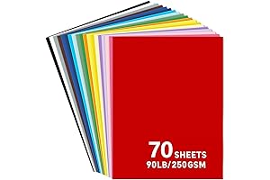 Assorted 8.5x11 Cardstock, Perfect for Cricut