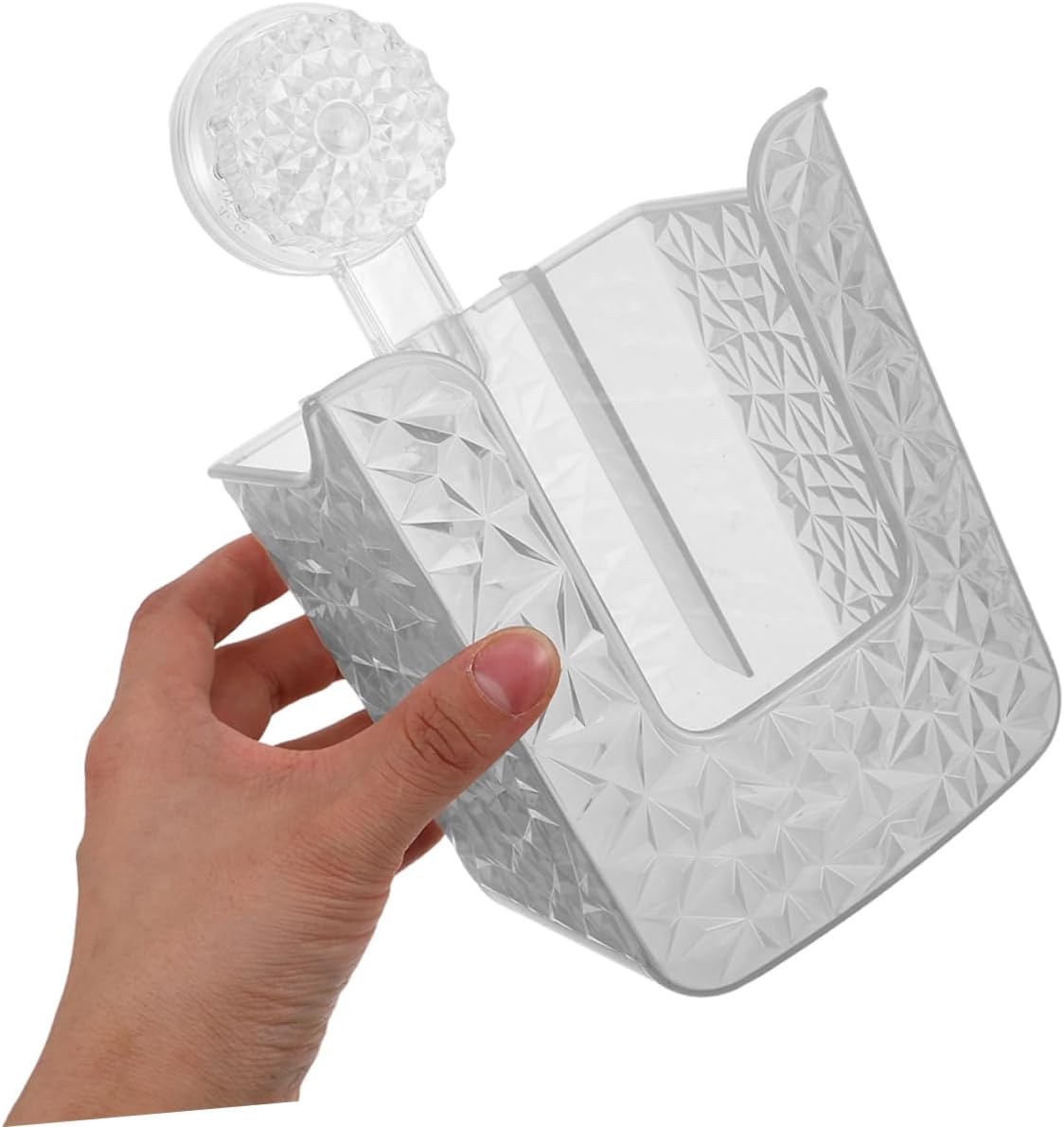 2pcs Suction Cup Tissue Holder Wall-mounted No-drill Bathroom Storage Box Suction Cup Toilet Paper Holder for Kitchen Bathroom Decor