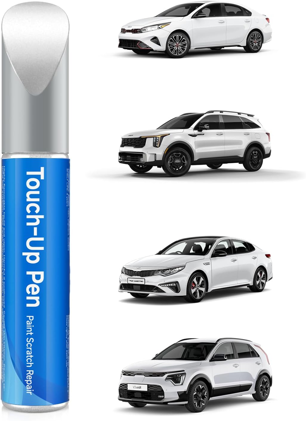 SWP Snow White Pearl Tricoat Touch Up Paint Compatible with Kia Exact Match Touch Up Paint Car Scratch Repair