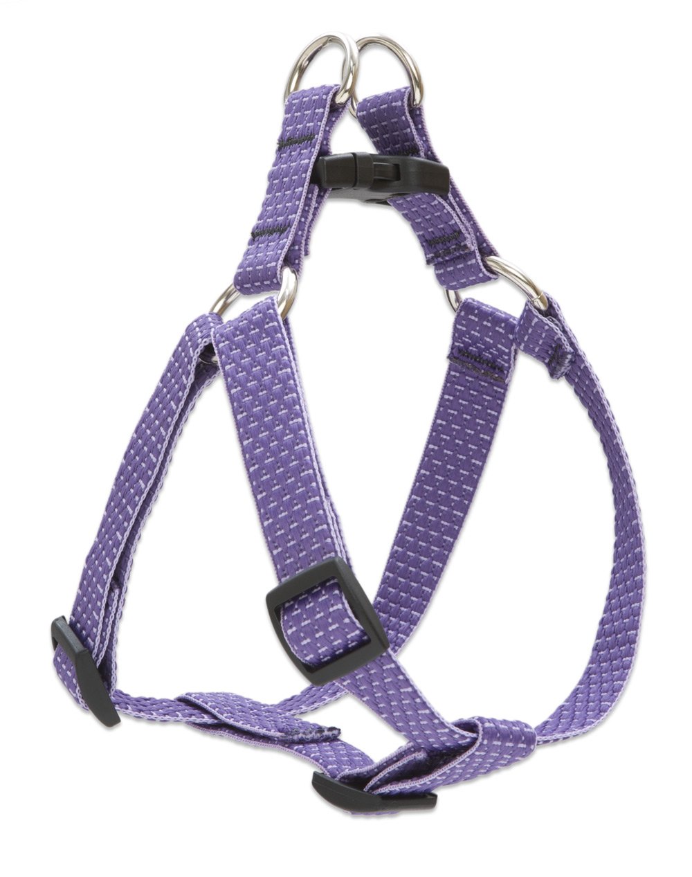 Lilas pour chiens LupinePet Eco : l'excellence de la sangle recyclée de 3/10,2 cm