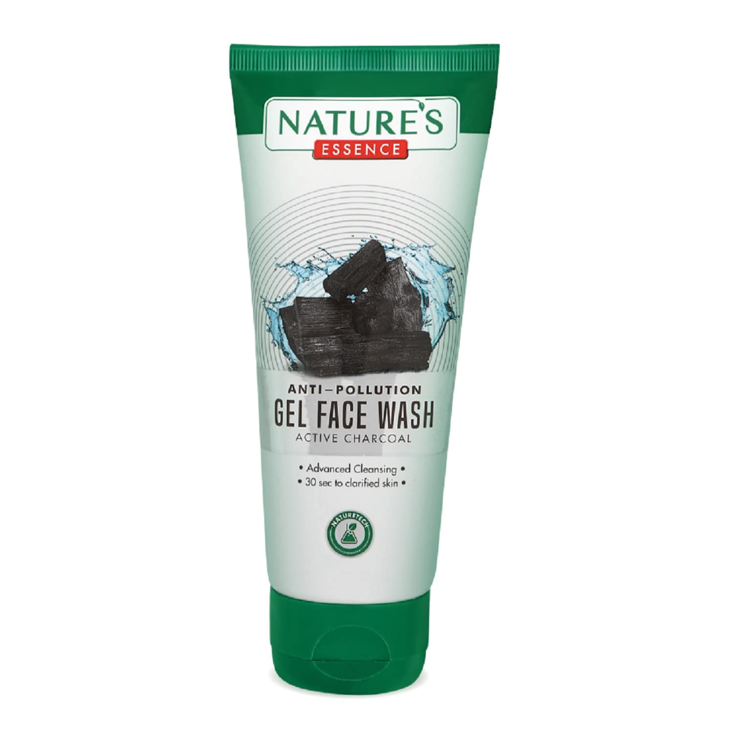 NATURES ESSENCE Antipollution Gel Face Wash Active Charcoal, Grey, 50Ml-image-37