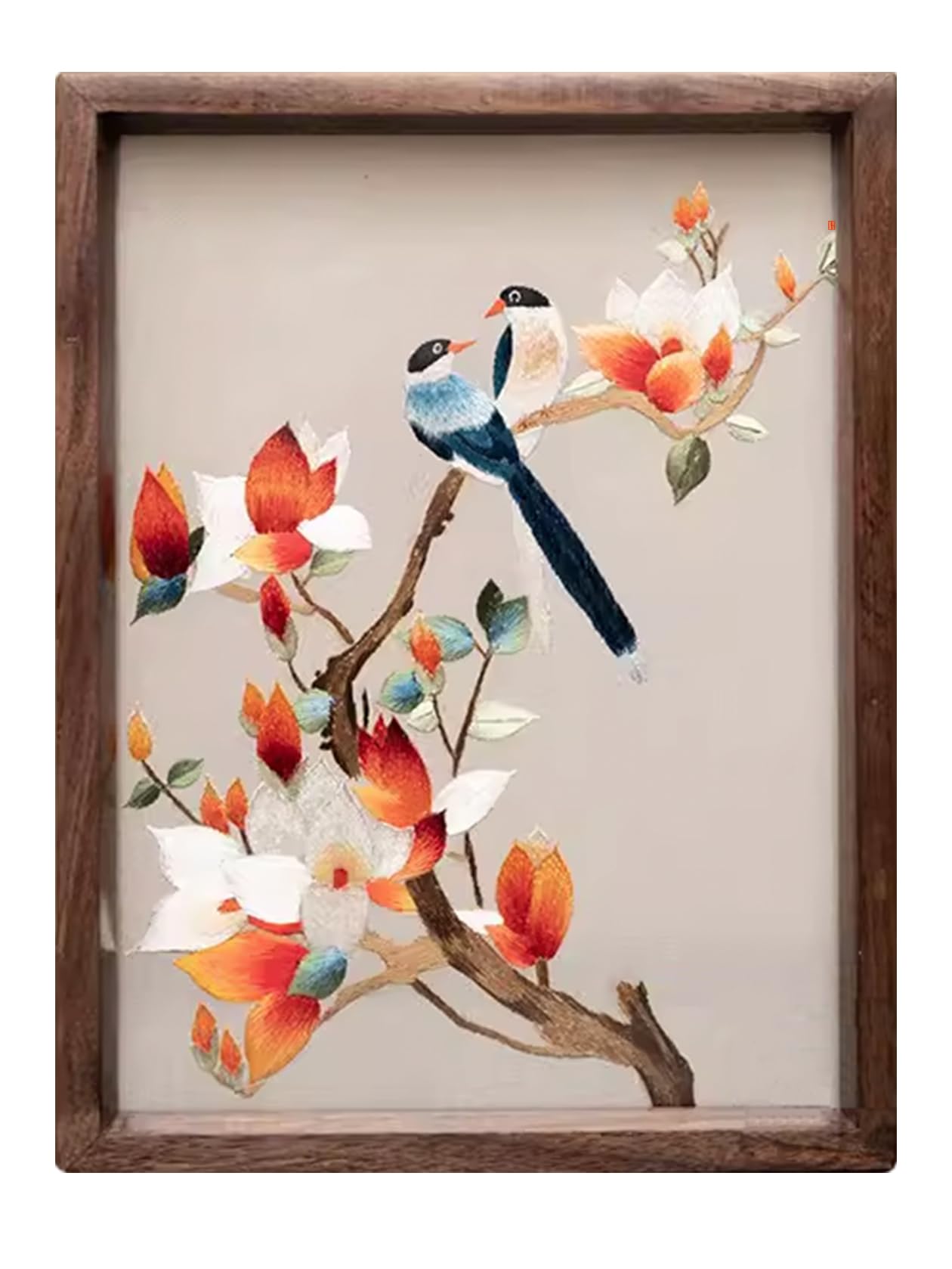 Amazon.co.jp: HangErFeng シルク両面刺繍中国絵画パターン
