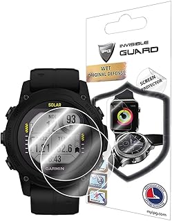 IPG for Garmin Descent™ G1, Rugged Dive Computer Screen Protector (2 Units) Invisible Ultra HD Clear Film Anti Scratch Guard-Smooth/Self-Healing/Bubble -Free for Descent™ G1