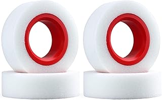 Chanmoo RC Tire FoamÂ 1.9 Inches Soft Outer Foam Inserts Crawler Tire Dual Stage Softer TPE Foam 100 110mm Fit 1.9 Wheel Tires For RC Crawler Car Axial SCX10 90046 TRX4 (110mm)