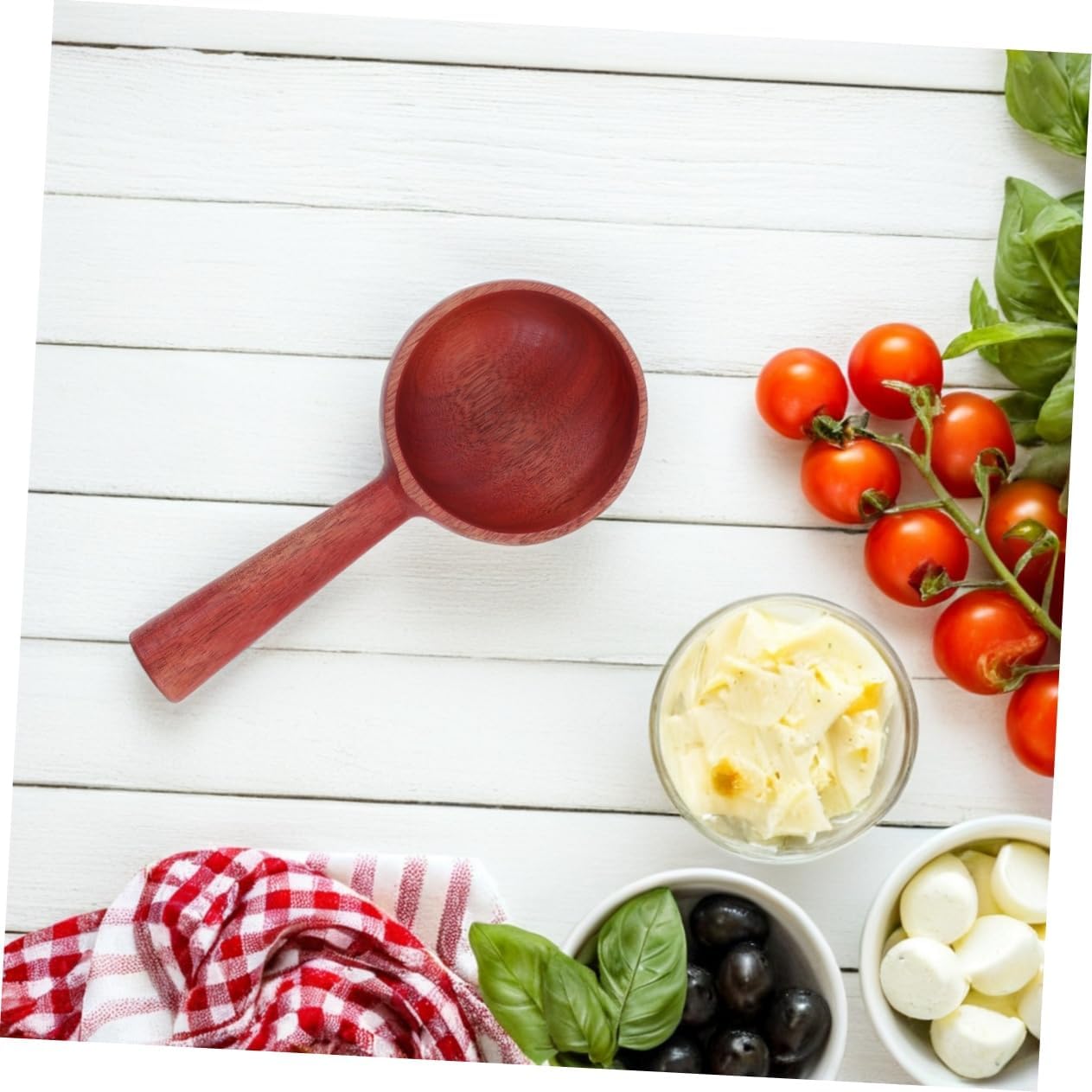 Hemoton 3pcs Wooden Cooking Spoon Handle Kitchen Ladle for Soup Serving Ergonomic Design for Home Cooking Stylish Rice Spoon Natural Chicken Wing Wood Finish