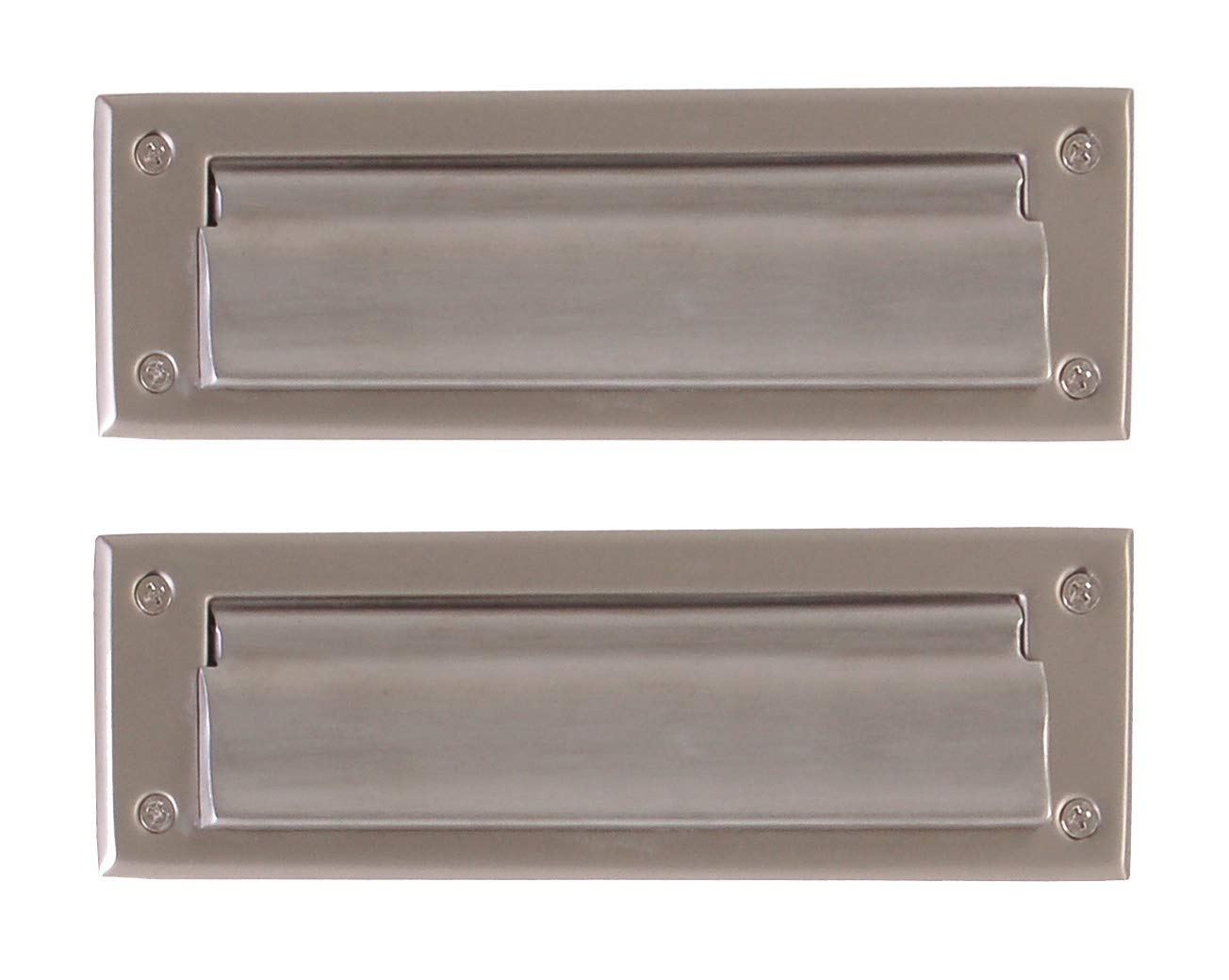 BRASS AccentsA07-M0050-619 Mail Slot, 3" x 10", Satin Nickel