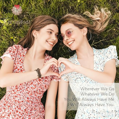 image for Storieme Sister Figurines - Best Friends Gifts for Women, Bestie Frien