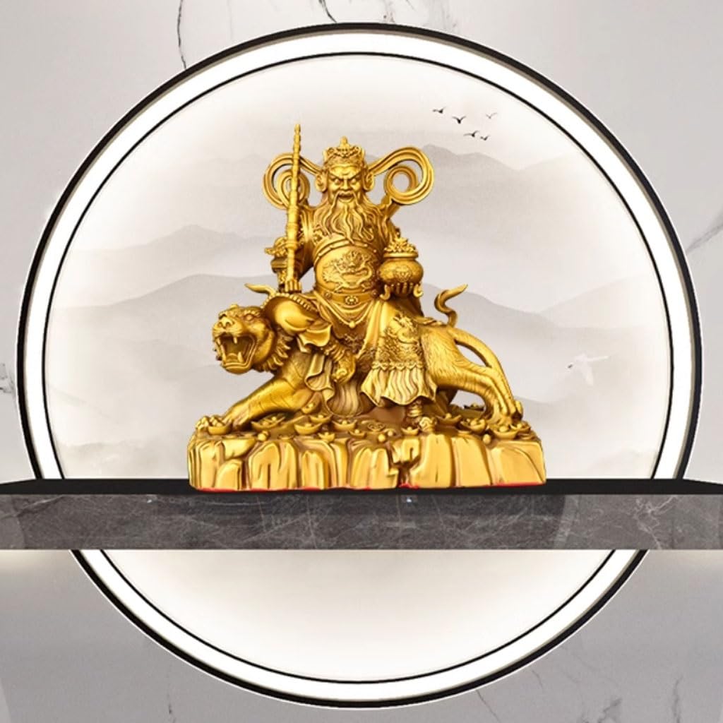 RLKHXBS Buda Sala de Estar adoración para el hogar Figura Pura Figura de latón