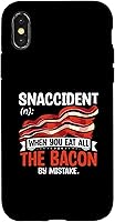 Vista 7 de iPhone 12 mini Bacon Snaccident Funny Bacon Lover Pig Pork Humor Men Women Case