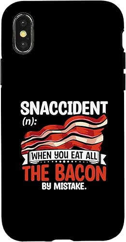 Miniatura 7 de iPhone 12 mini Bacon Snaccident Funny Bacon Lover Pig Pork Humor Men Women Case