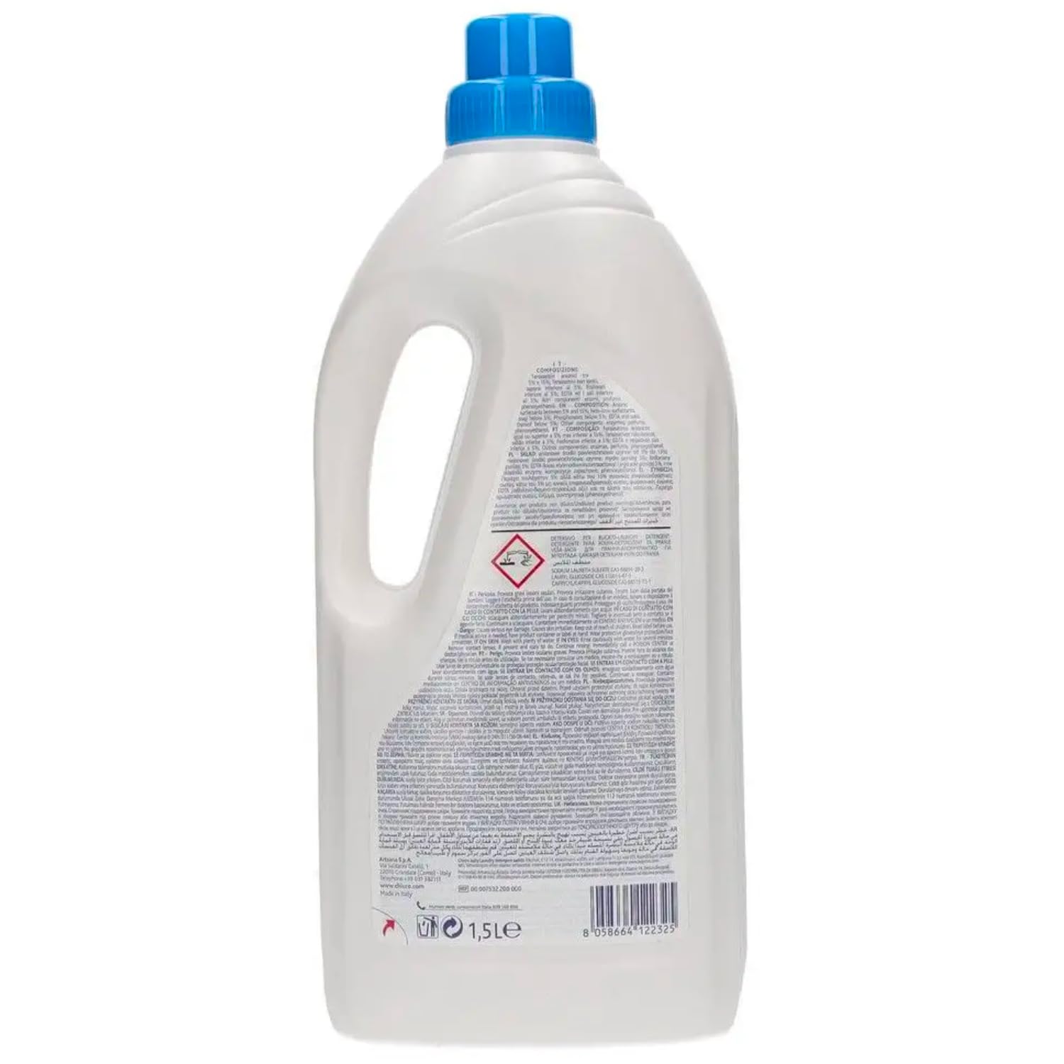 Detersivo liquido bucato neonato ipoallergenico +0 mesi – 1.5 Litri kit con Spugna Brandizzata SPESA & RISPARMIO Inclusa – Variazioni 4/8/12 Pezzi (4)