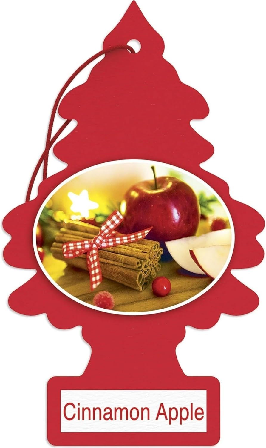 Little Trees Hanging Type Fragrance air fresheners Cinnamon Apple 6 Pieces U6P-60338