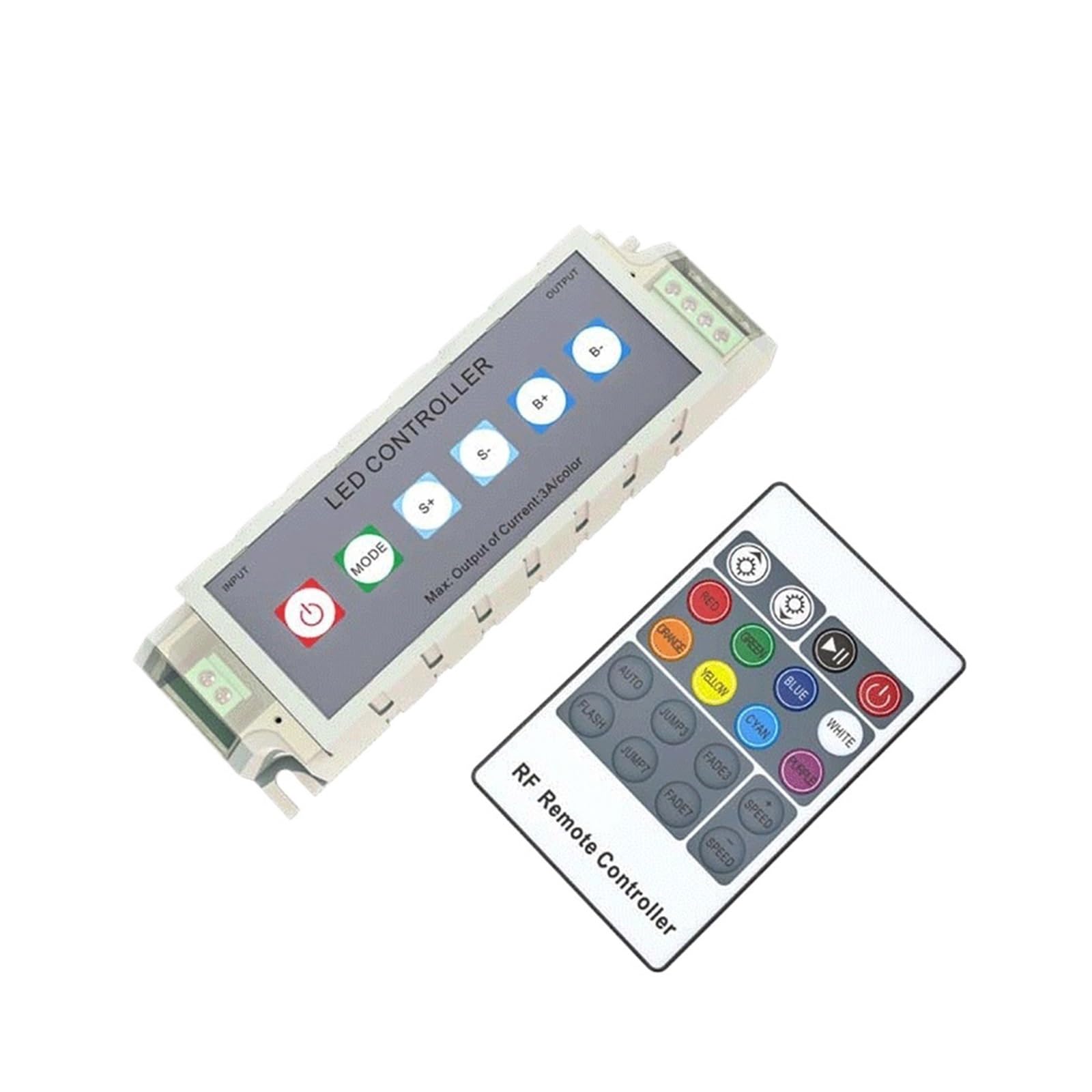 DC12-24V Wireless Dual Remote Control 20-Key RGB Controller LED Module Light Strip dimmer 20-Keys