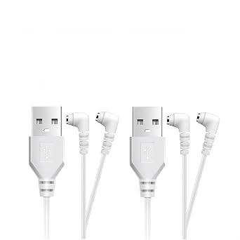Universal USB Magnetic Charging Cable [2-Pack], 80cm USB Fast Charging Charger Magnetic Compatible with Intimate Devices, Rechargeable Toys, Massager, Compatible Device Charging Contact spacing 6-20mm