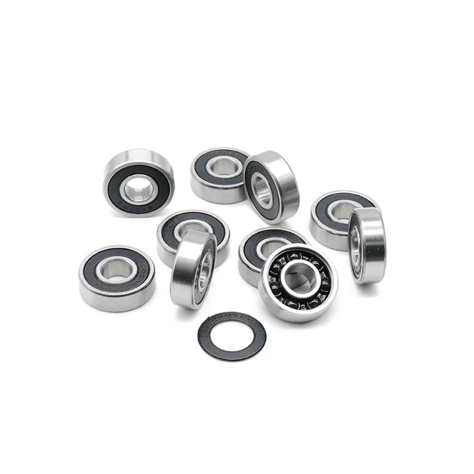 Aspectos, 6006 Rodamiento cerámico híbrido 30x55x13 Mm ABEC-7 (1 PC) Soportes inferiores y repuestos for bicicletas 6006RS Si3N4 Rodamientos de bolas Lucky