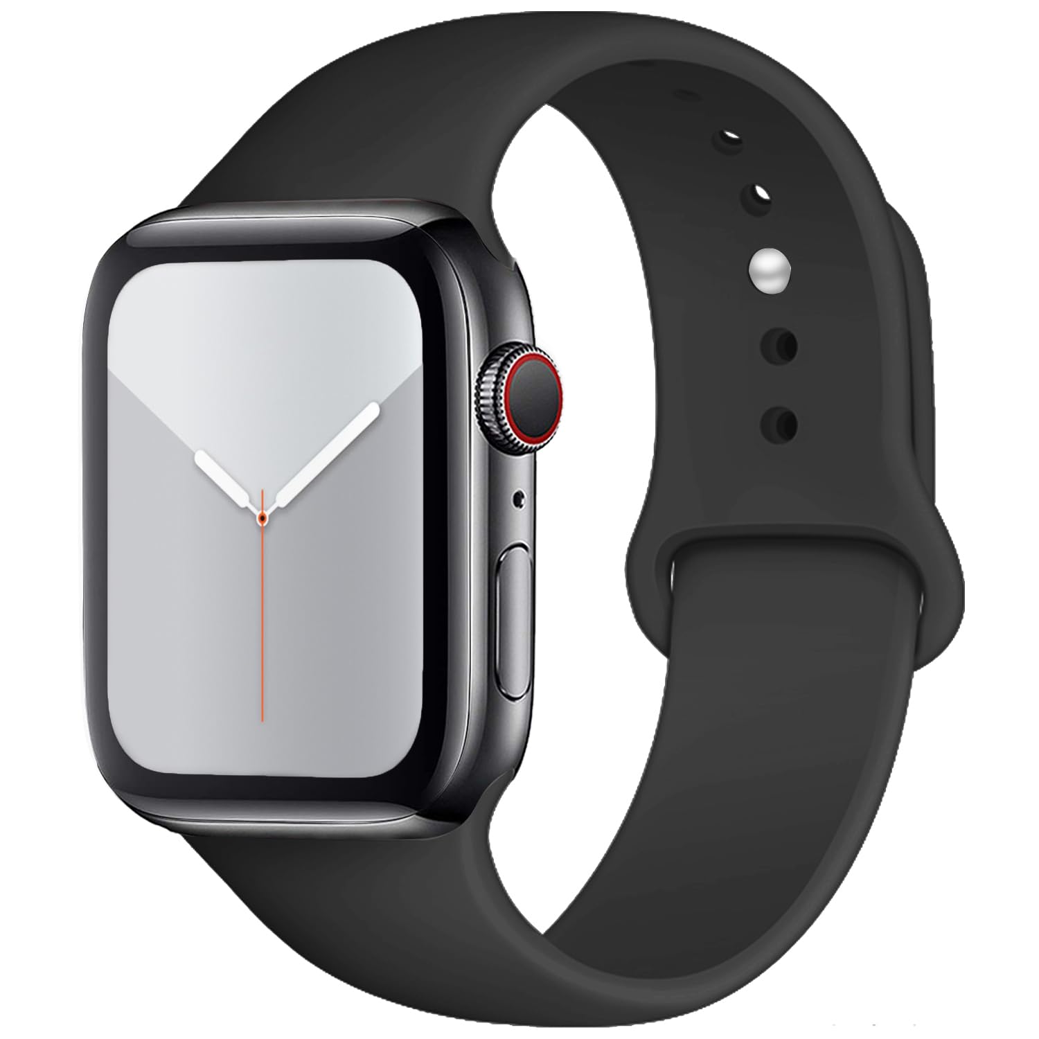Sport Watch Band Compatible with Apple Watch Band 38mm 40mm 41mm 42mm 44mm 45mm 46mm 49mm Women Men, Soft Silicone Replacement Strap with Classic Clasp for iWatch Ultra SE Series 10/9/8/7/6/5/4/3/2/1-image-16
