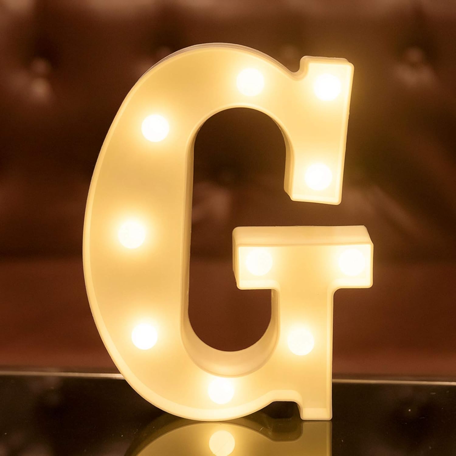 Focux – Lámparas LED con letras del alfabeto, para luz nocturna, para ...