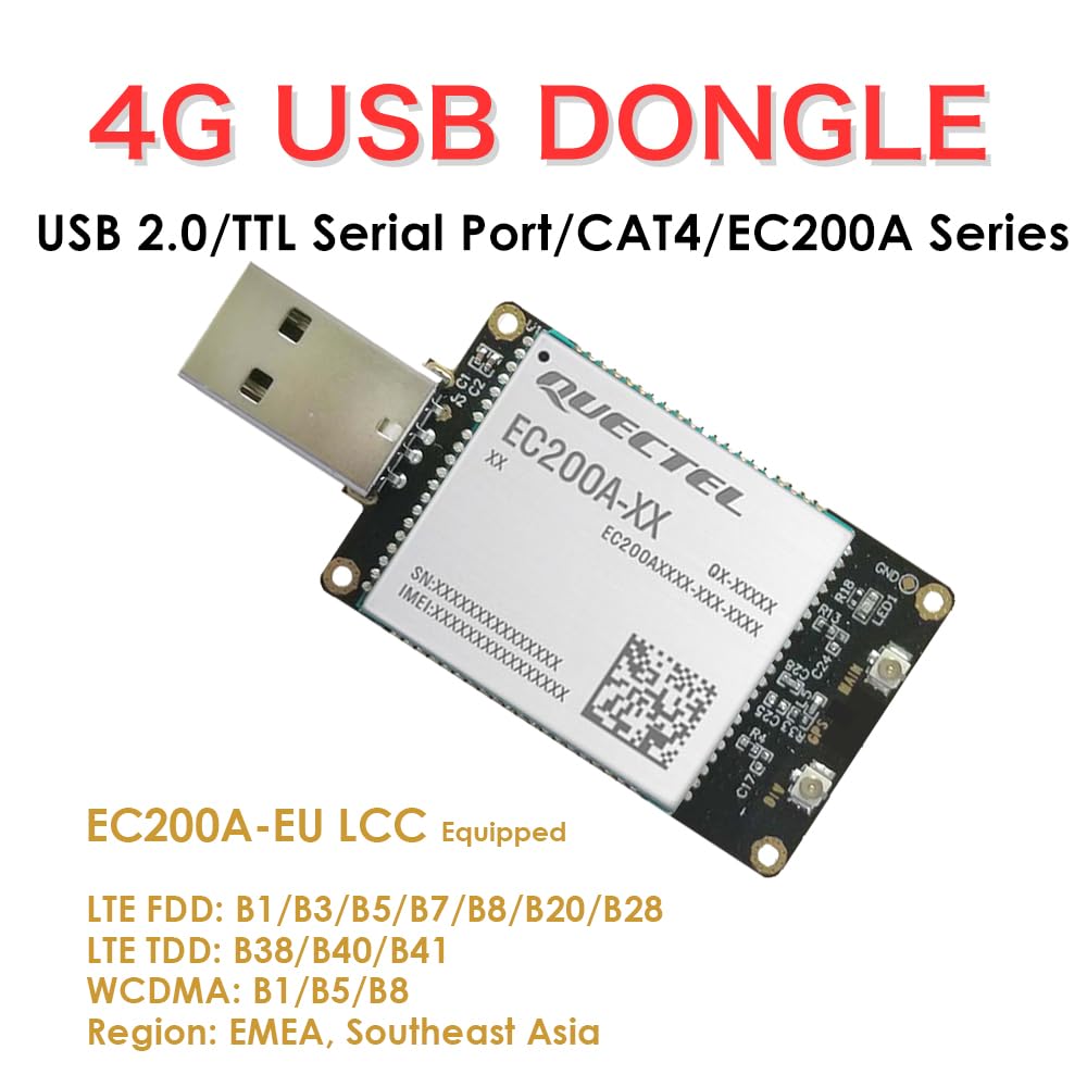 Amazon | EXVIST 4G LTE USBドングル Quectel EC200A-EU LTE Cat 4