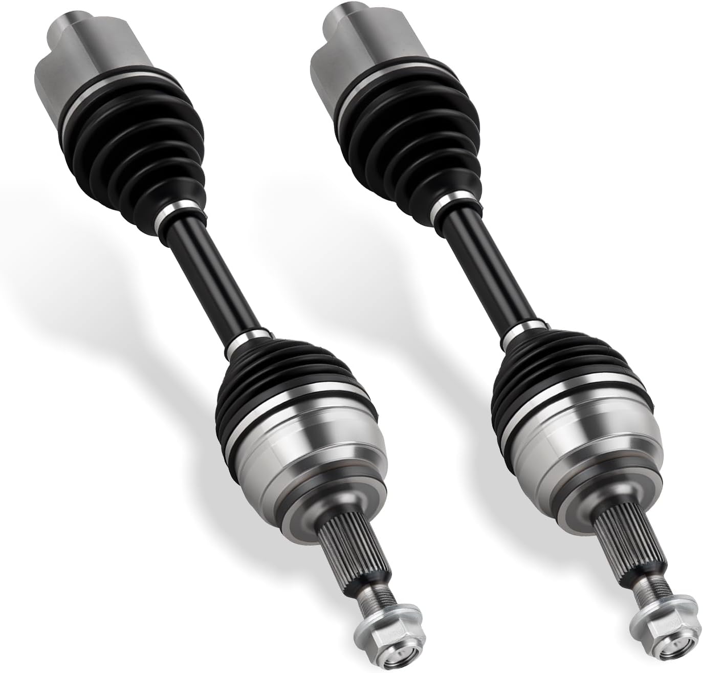 Front Left & Right CV Axle Shaft Assembly Fits for Dodge Ram 3.7L 4.7L 5.7L 5.9L 1500 2002-2010 4WD, for Ram 3.7L 4.7L 5.7L 1500 2011-2011 (4WD Only, NOT for RWD), Driver and Passenger Side
