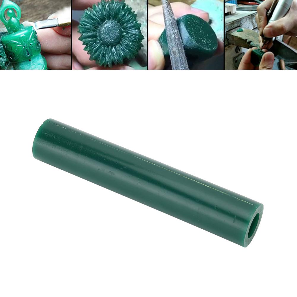 Anello per anello in cera, Tubo di cera Anello per cera verde Grande piatto tubo laterale Tubo ad anello in cera per intaglio Gioielli anello strumento per gioielli creazione e progettazione anelli