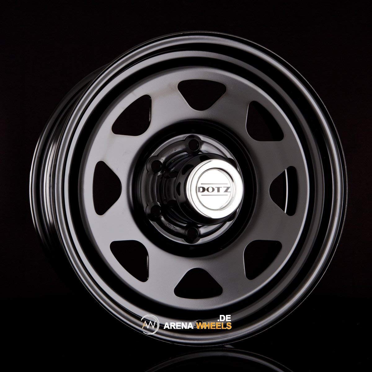LEICHTMETALLRADER DOTZ 4X4 DAKAR DARK BLACK 16" ET 8