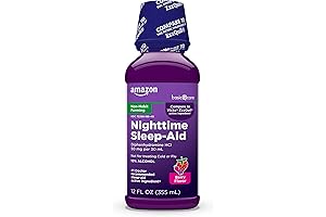 Amazon Basic Care Night Time Sleep-Aid Liquid