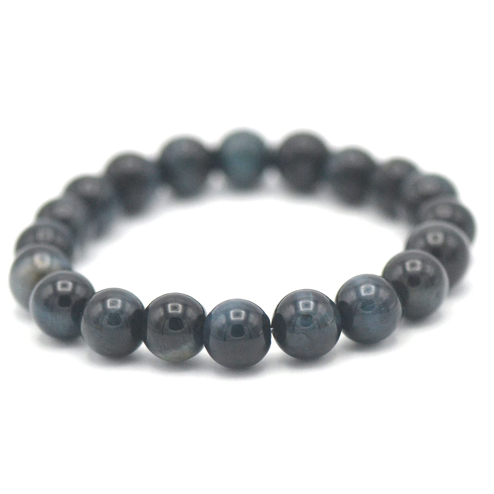 Miracles Minéraux Bracelet perle ronde 10 mm, pierre naturelle, création artisanale française, plus de 40 choix
