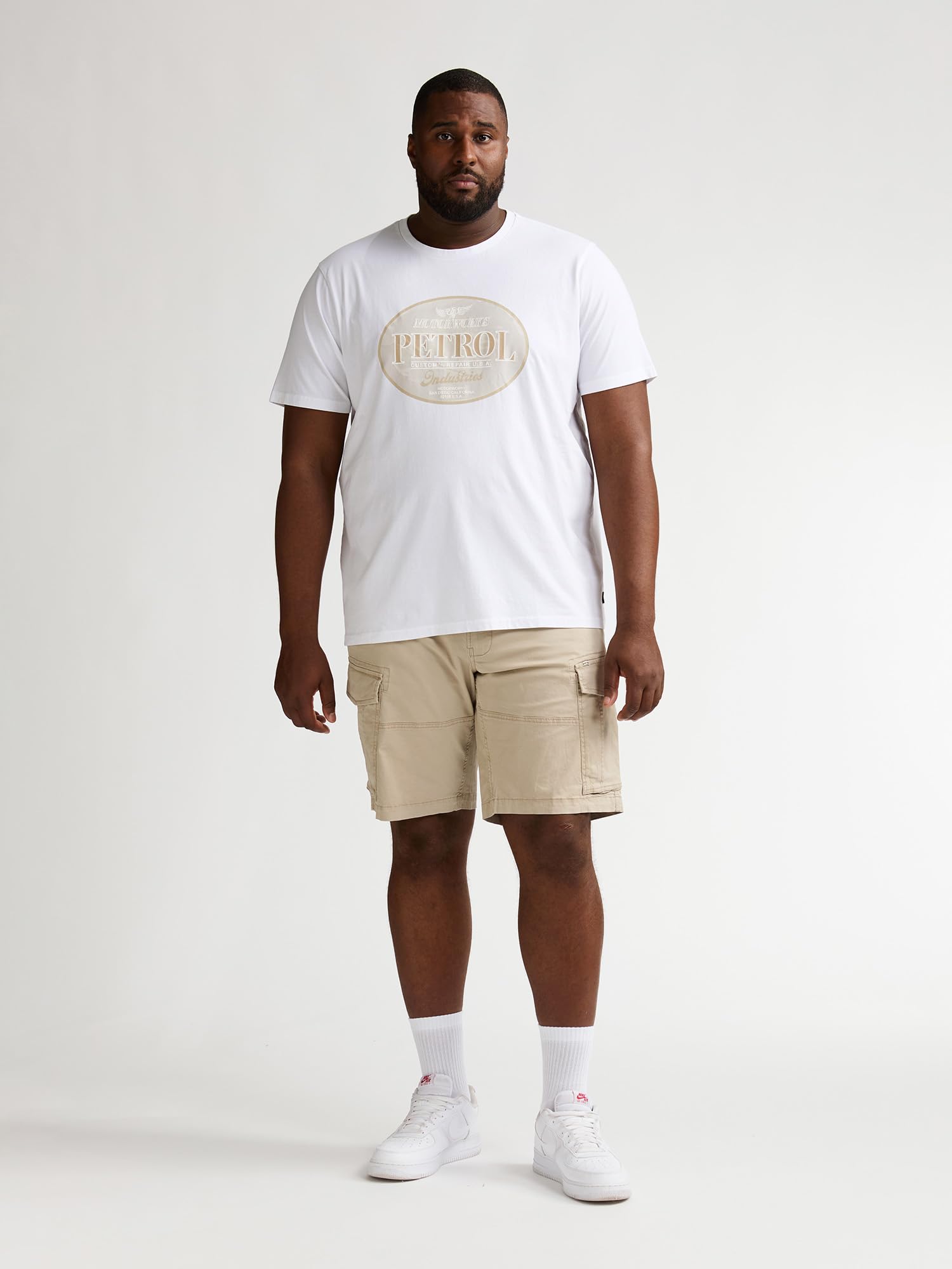 Petrol Men T-Shirt SS Classic Print Tee SS Uomo